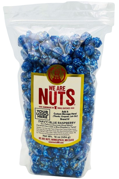 FINALNavyBluePopcornBag-removebg-preview Fruit Flavored Gourmet Caramel Corn: (NAVY) BLUE RASPBERRY (BULK) 5LBS! - Image 1